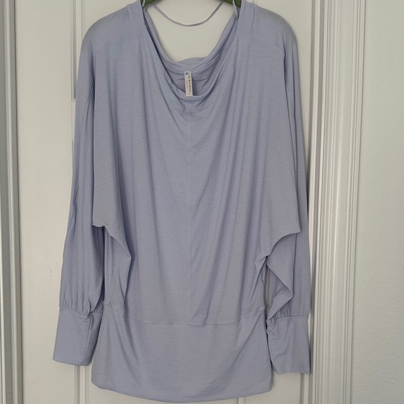 Free People Movement yoga top in soft lavender large NWOT - Picture 1 of 7